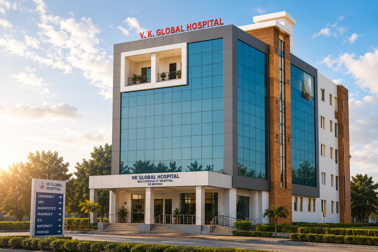 VK Global Hospital main campus