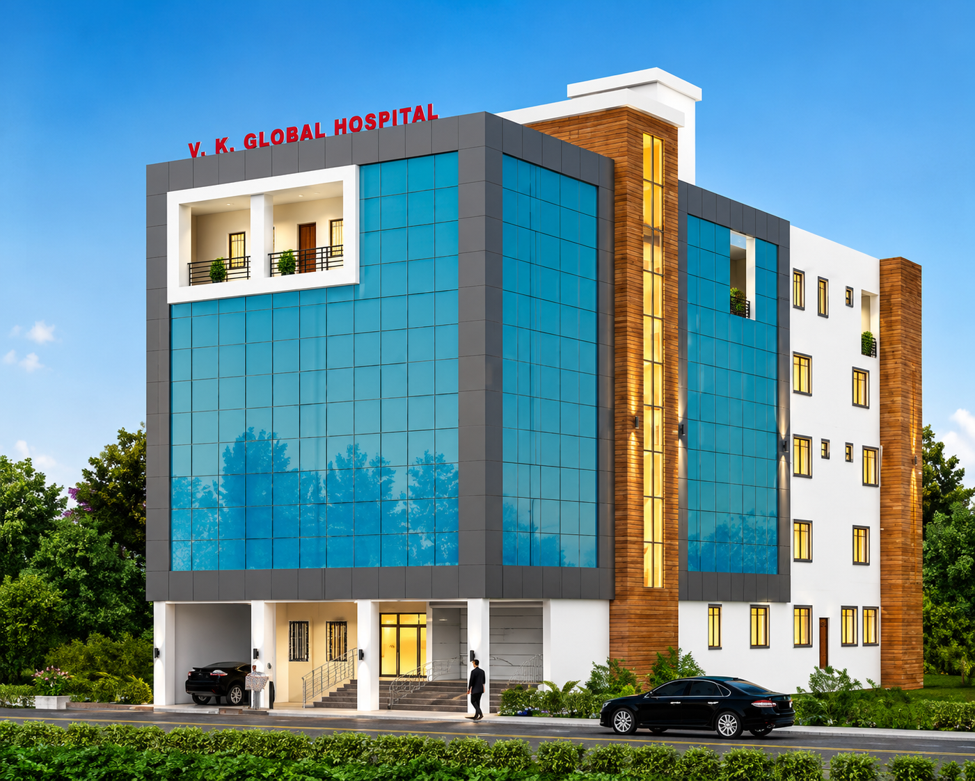 VK Global Hospital main campus